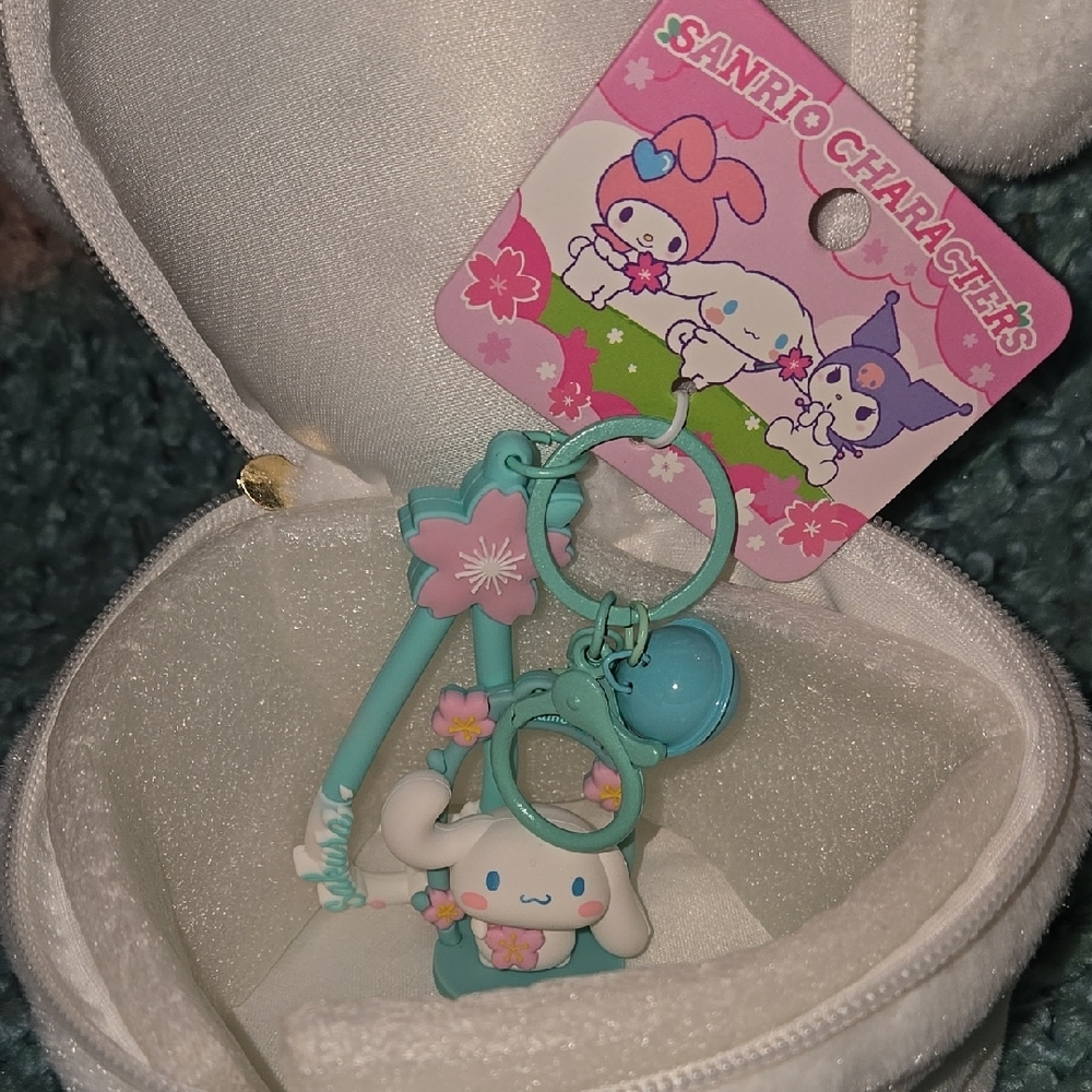 Sanrio Cinnamoroll Plush Bag - White and Blue